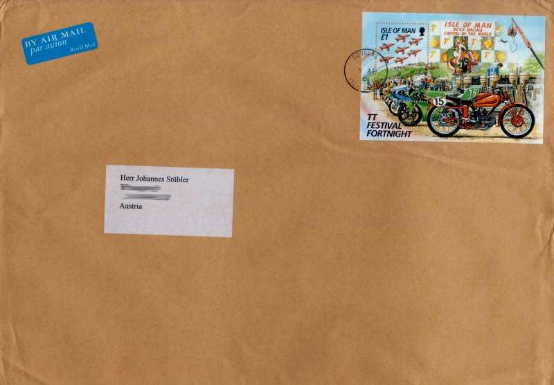 EIN KLICK AUFS KUVERT ZEIGT DIE BRIEFMARKE
